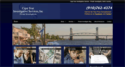 Desktop Screenshot of capefearinvestigative.com