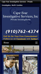 Mobile Screenshot of capefearinvestigative.com